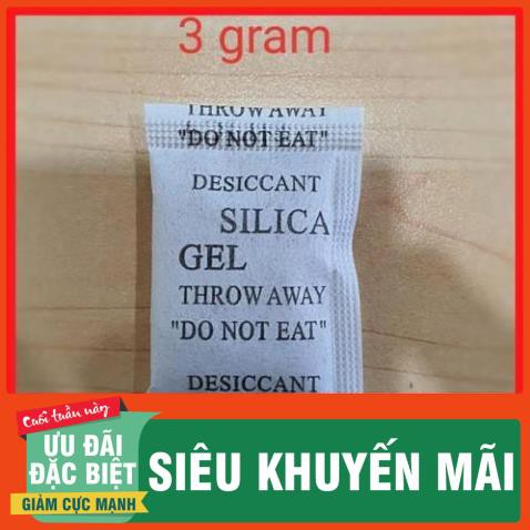 Gói chống Ẩm đóng túi 500gr loại 1/2/5/10/20/50/100gr Silicagel - Hạt chống ẩm mốc, khử mùi