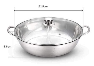 Nồi lẩu 2 ngăn 32cm
