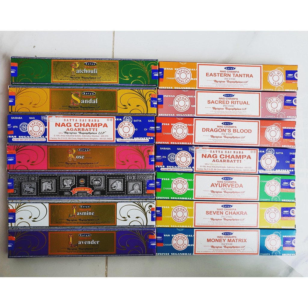 THANH HƯƠNG SATYA INCENSE - THẢO MỘC XÔNG NHÀ