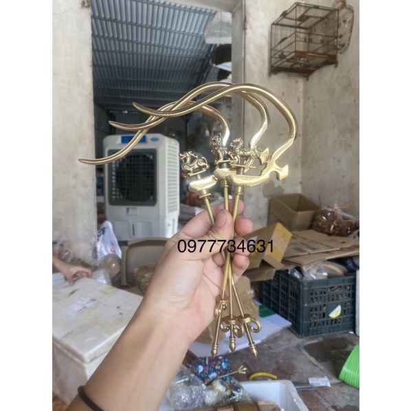 Móc Đồng Chống Xoay lồng chim chào mào, hoạ mi, chích choè kèm linh vật Tàu cao cấp
