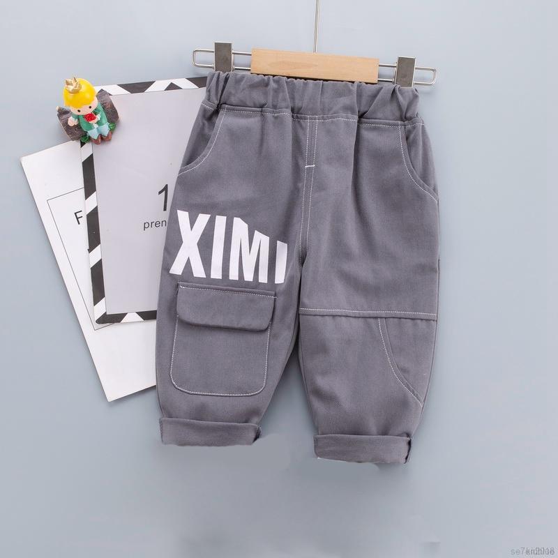 Quần Jeans Dài Phong Cách Hàn Quốc Cho Bé Trai