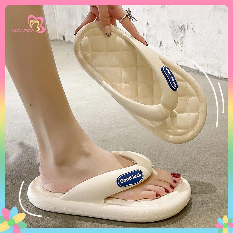 dép tông Dép Sandal Đi Biển Đế Dày Chống Trượt Phong Cách Mới Dành Cho Cặp Đôi
