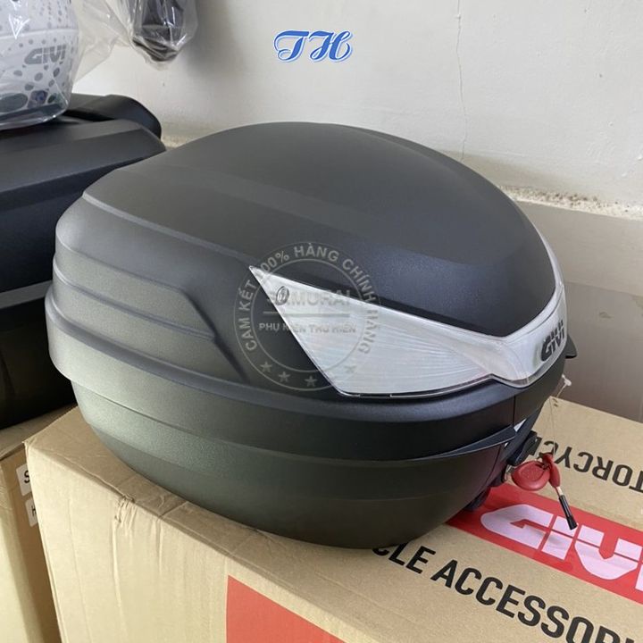 Thùng sau givi B27NT / B27N 27 lít tặng kèm đế hàng chính hãng cao cấp - bảo hành 2 năm