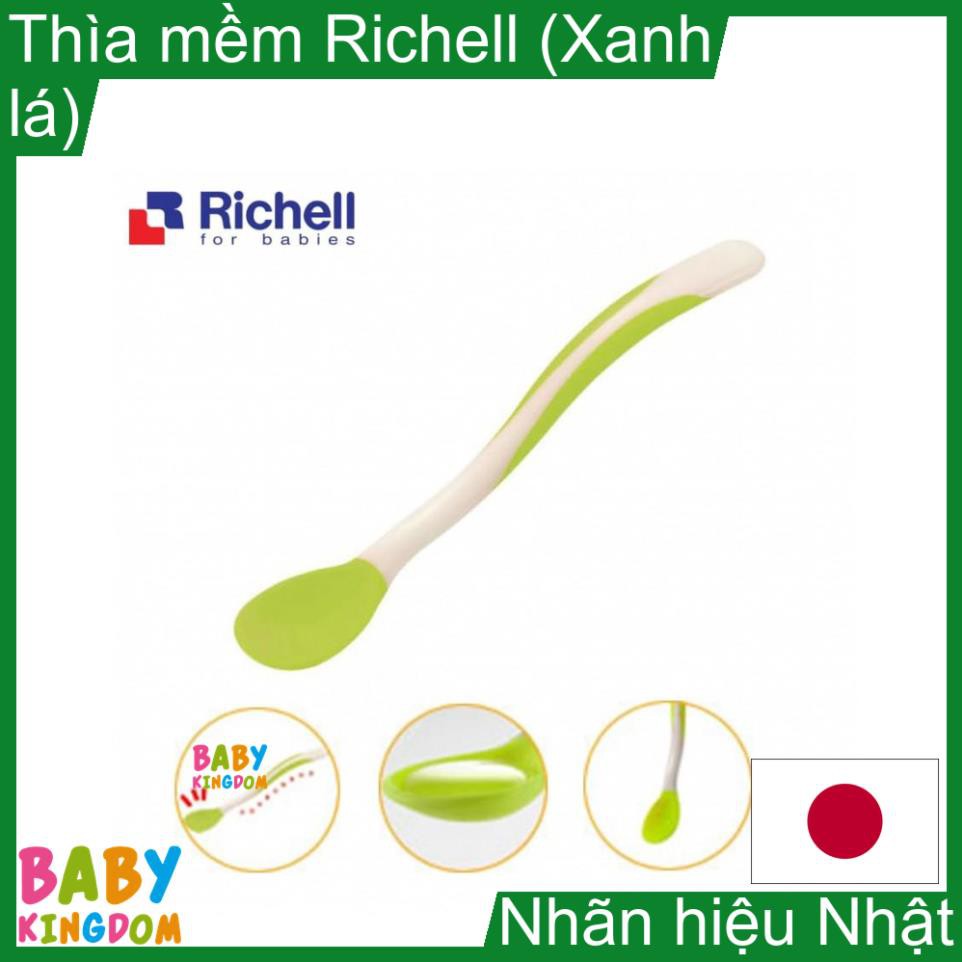 Thìa mềm xanh lá Richell