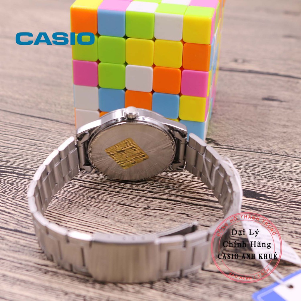 Đồng hồ nam Casio MTP-V001D-1BUDF dây kim loại