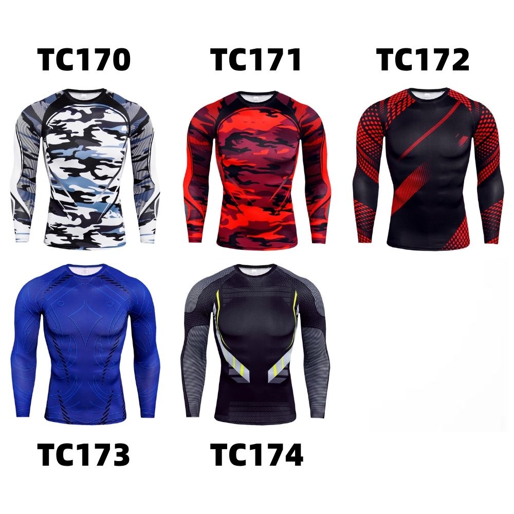 Áo Thun Thể Thao Dài Tay Cổ Tròn Thiết Kế Mới Nhanh Khô Thời Trang Mùa Thu Dành Cho Nam