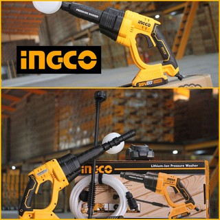 Máy rửa xe dùng pin ingco 20V CPWLI20082 ( kèm 1 pin 20V 2.0A/h , sạc )