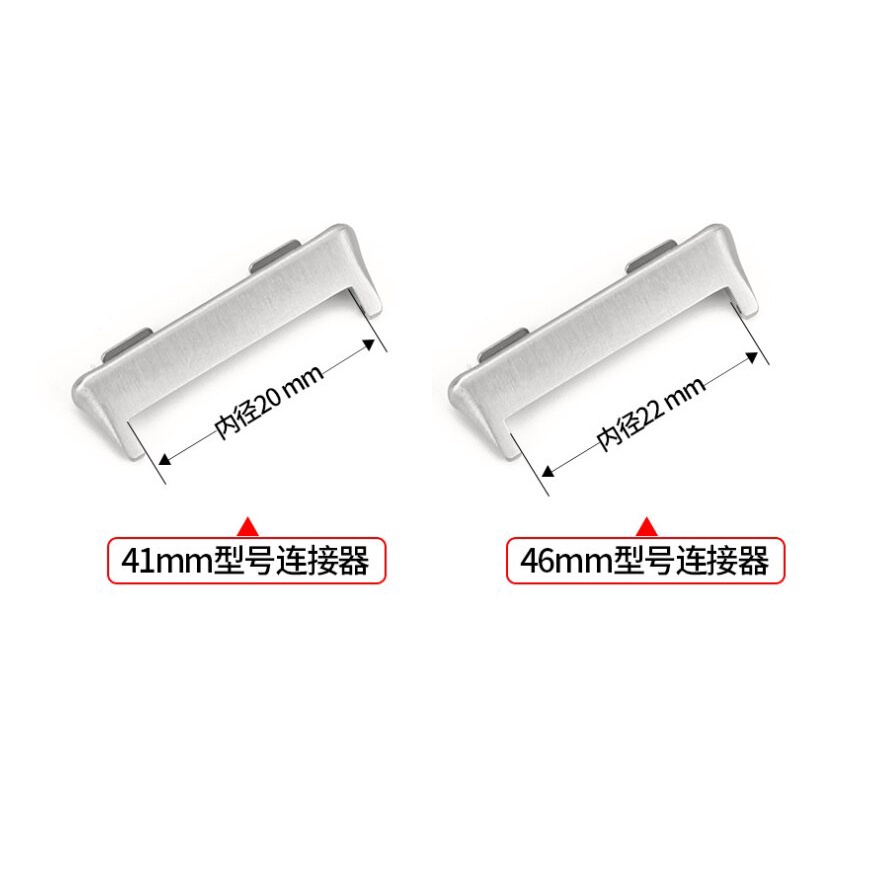 Đầu Nối Kim Loại Không Gỉ Cho Đồng Hồ Thông Minh Oppo 2 46MM / Oppo watch 2 42mm