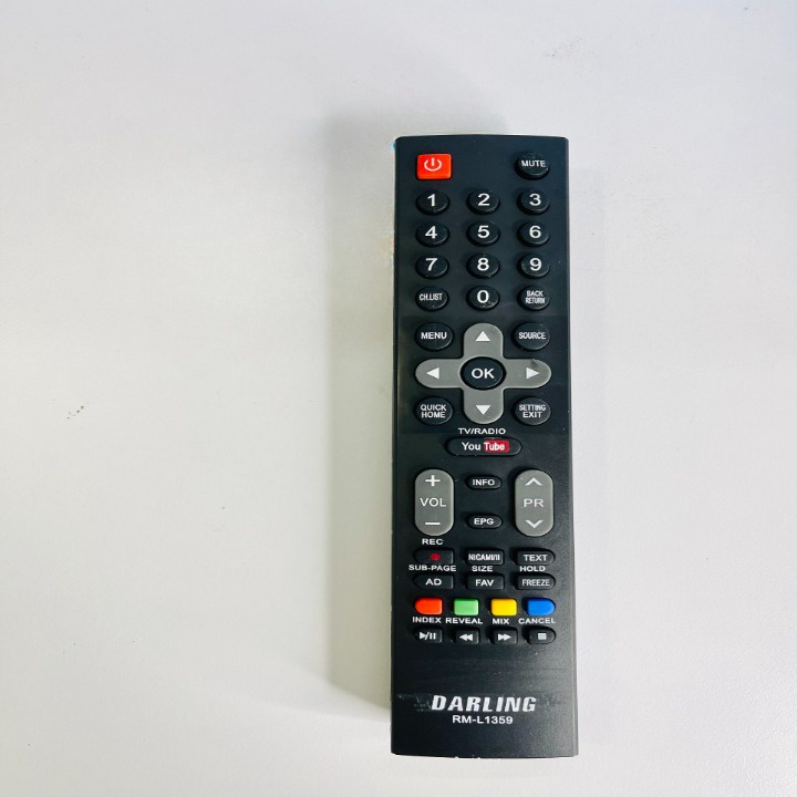 Remote Tivi Darling RM-L1359 điều khiển tivi daling