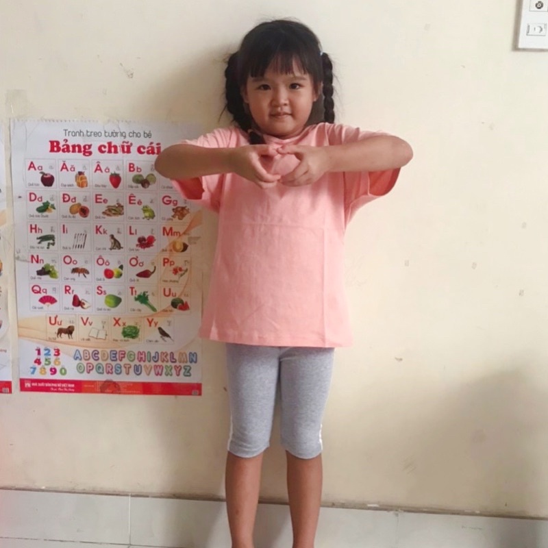 [Hình thật] Áo thun CXM, quần legging cho bé