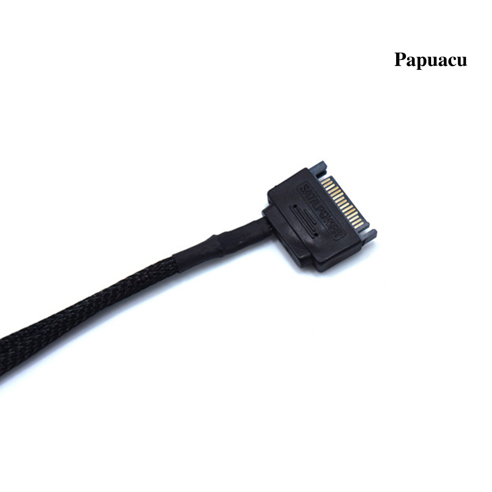 Dây Cáp Chuyển Đổi Nguồn Papuacu Sata 15pin Sang Hai Chiều 3 / 4pin Cho Quạt Tản Nhiệt | BigBuy360 - bigbuy360.vn