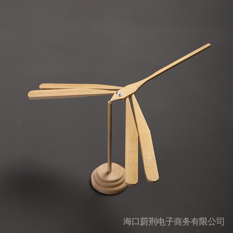 Đồ Chơi Chim Chuồn Chuồn Cân Bằng Bằng Gỗ Tre Trang Trí Thủ Công Sáng Tạo
