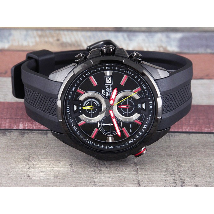 Đồng Hồ Nam Casio Edifice EFR-536PB-1A3VDF Dây Nhựa - Chống Nước 100m