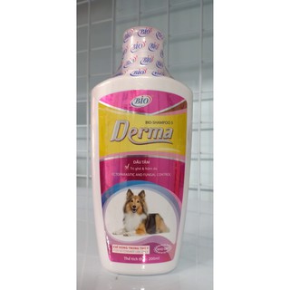 Sữa tắm Bio Shampoo Derma 5 - Đặc trị ghẻ và nấm cho chó chai 200ml