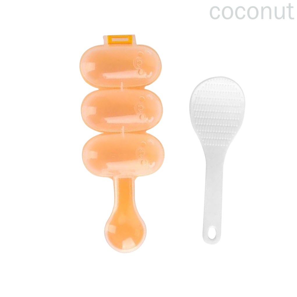 Dụng cụ làm cơm cuộn 3 ngăn bằng nhựa không dính DIY