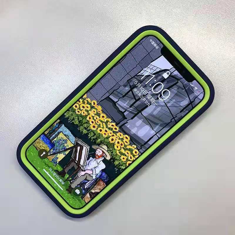 Ốp điện thoại hai trong một dày dặn chống rơi vỡ thích hợp cho Apple Iphone 11promax 12/ 11 Xsmax 8p/ 7