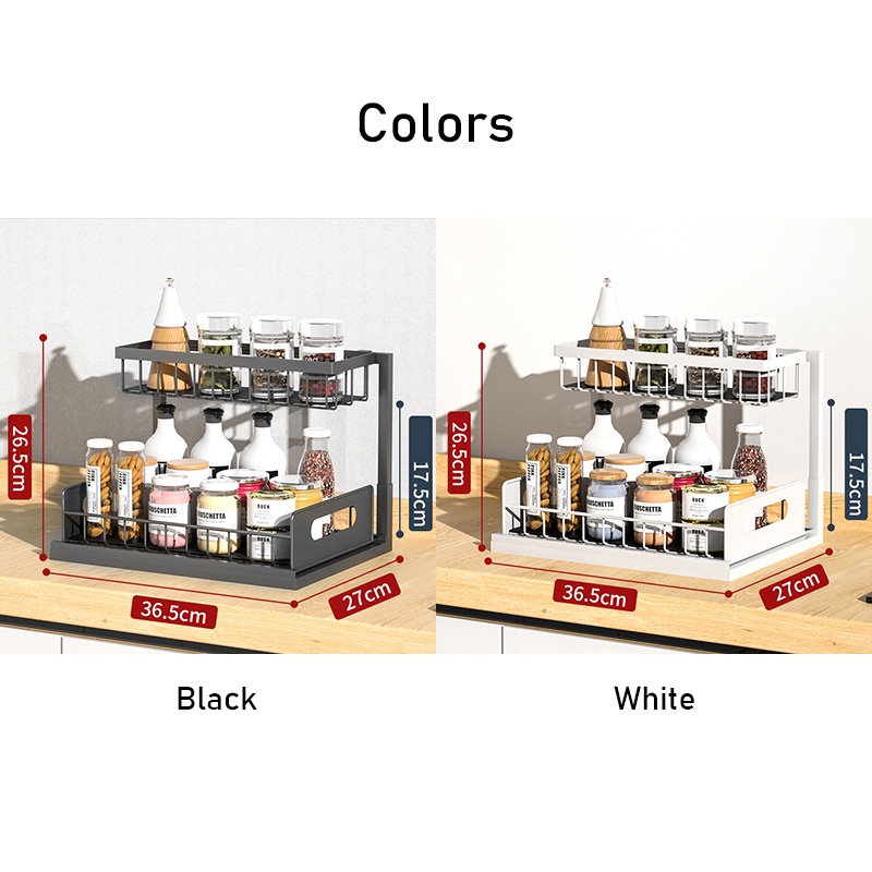 Only HOUSE Kệ Đựng Đồ Dạng Kéo Có Thể Tháo Rời Sắp Xếp Gọn Gàng Cho Nhà Bếp