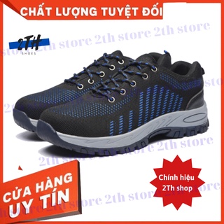 GIÁ HỦY DIỆT] Giày Bảo Hộ Lao Động Thời Trang 2TH-BD064 Màu Xanh