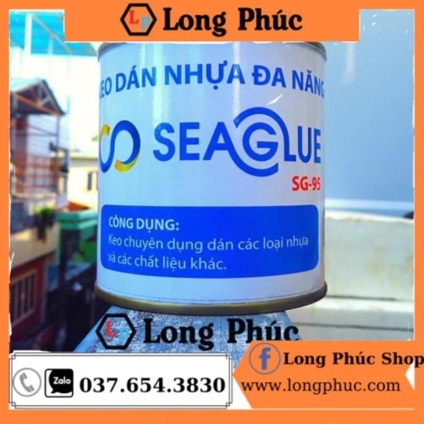 [FreeShip50k] 1 lọ Keo Dán Bình Nước Seaglue SG-95|Trong Suốt, Chịu Nước, Chịu Nhiệt, Dính Chắc|Lọ 300gr|Long Phúc