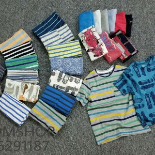 Áo gap bé trai tay ngắn