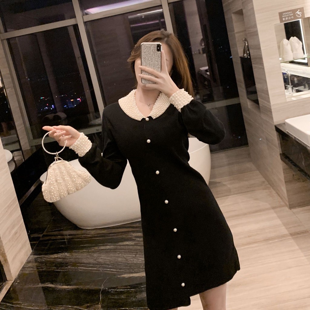 Váy len đính ngọc