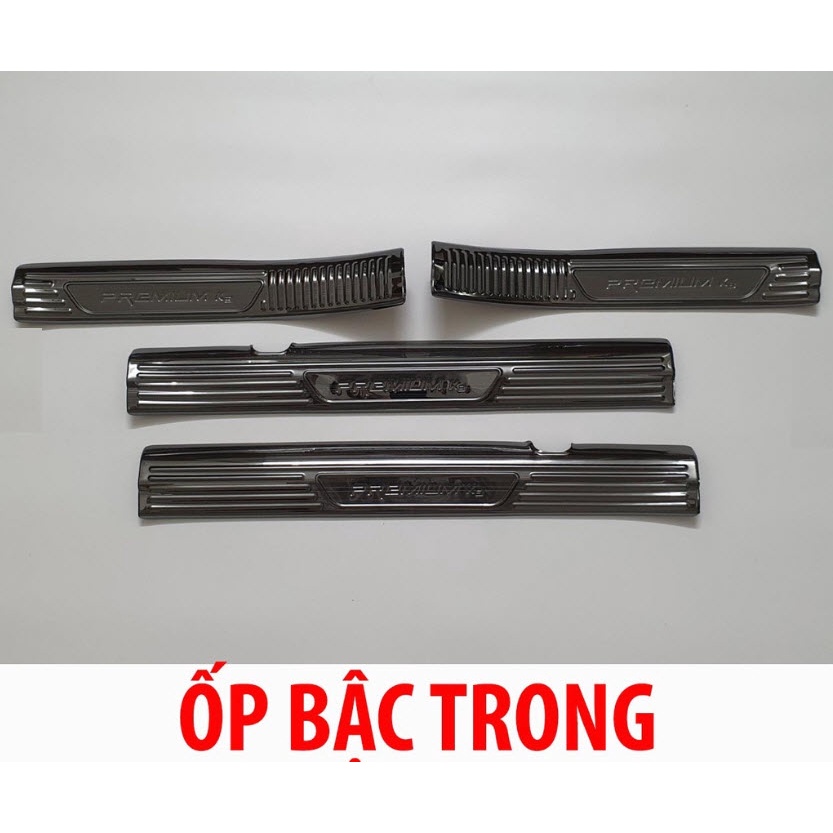 Ốp Bậc Cửa , nẹp bước chân trong ngoài xe Kia K3 2021-2022 titan cao cấp