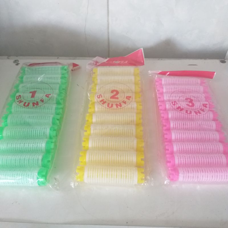 Bộ 10 xương uốn lạnh phồng chân tóc