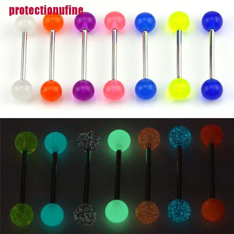 Bộ 7 Khuyên Lưỡi Phát Sáng Trong Bóng Tối