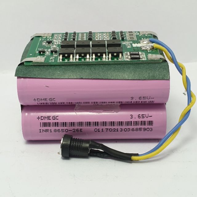 Achun.vn - KHỐI PIN National-3S-12V - 5000mah XẢ 40A DÙNG CELL INR-2600