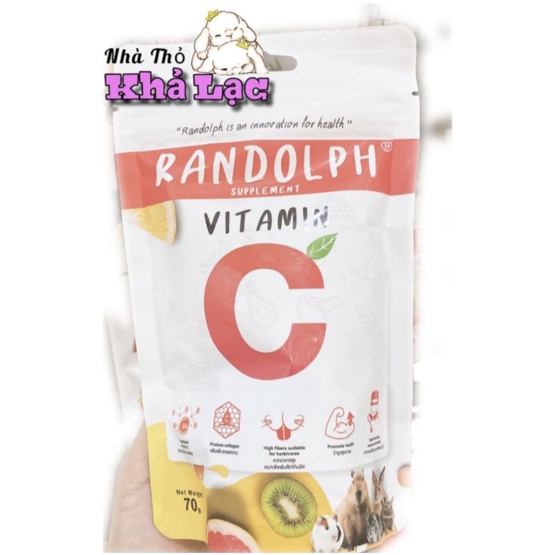 Thực Phẩm Bổ Sung Vitamin C Randolph dùng cho thỏ - bọ - chin - sóc