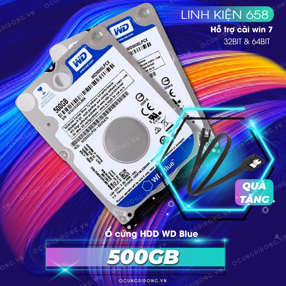 Ổ Cứng Laptop 250GB / SATA / 2.5 inch - Bảo hành 12 tháng 1 ĐỔI 1