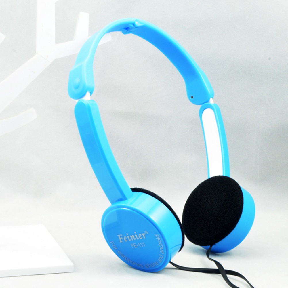 Tai Nghe Chụp Tai Gấp Gọn Có Micro Âm Thanh Siêu Trầm Cho Trẻ Em