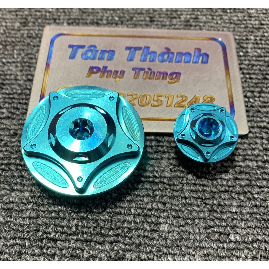 Ốc mâm lửa TITAN GR5 Yamaha, Honda ( bộ 2 con)