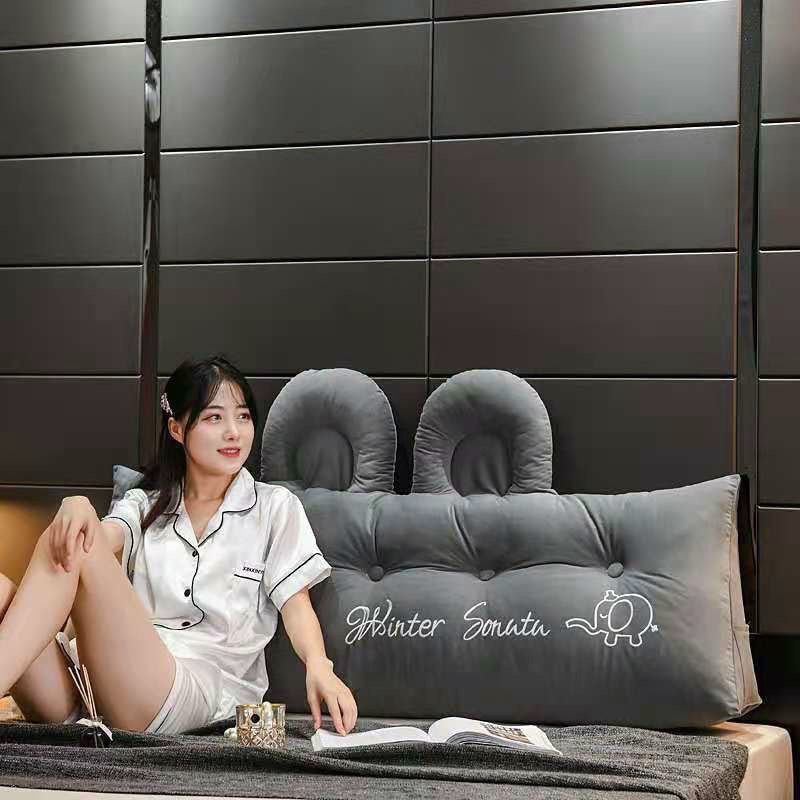 Gối tựa đầu giường mẫu tai thỏ-có 2 kích thước 1m5/1m8-hàng nhập khẩu