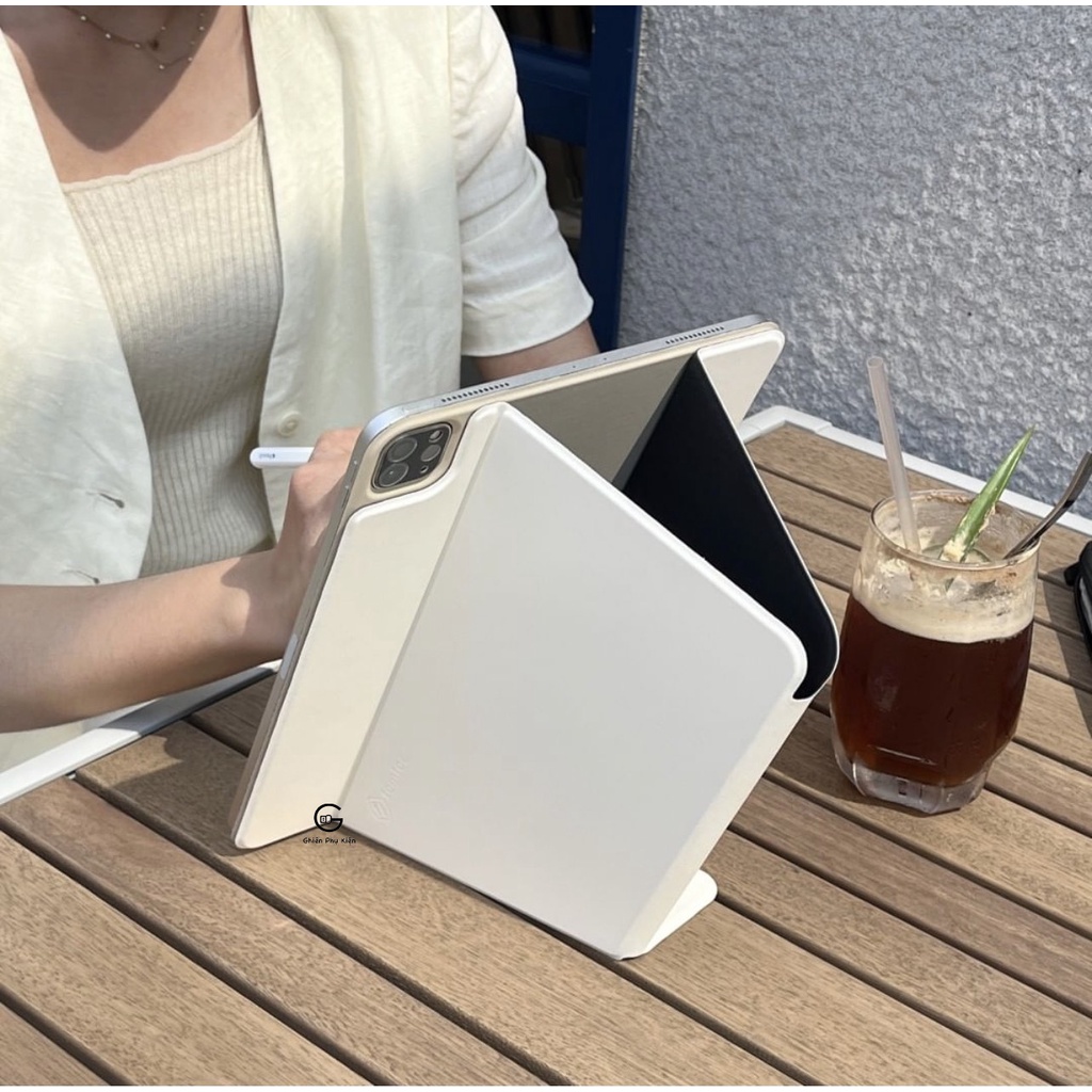 Bao Da Tomtoc USA Vertical Hỗ Trợ Sạc Không Dây Apple Pencil Dành Cho iPad Pro 11-12.9inch 2021