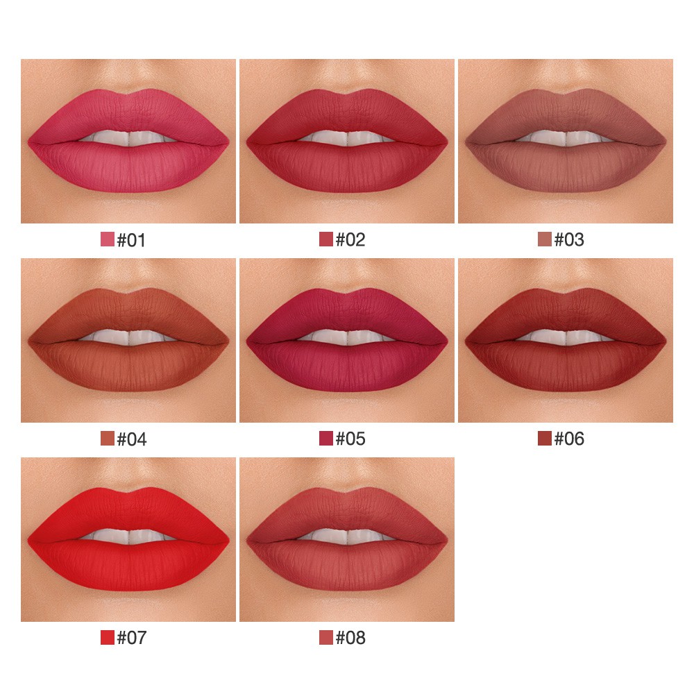 Son Kem BANXEER Dưỡng Ẩm Mịn Màng Lâu Trôi Không Thấm Nước Trang Điểm Làm Đẹp 8 Màu Tùy Chọn 3.5ml | BigBuy360 - bigbuy360.vn