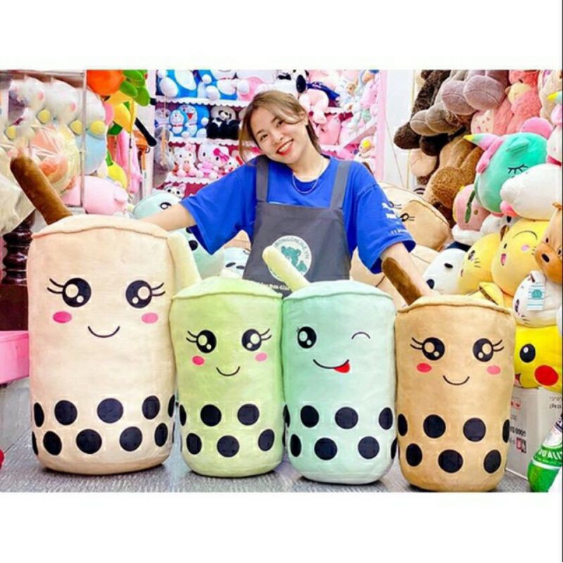 Gấu bông trà sữa chân trâu mini