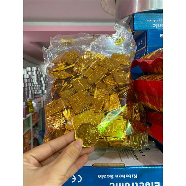 Kẹo Socola Đồng Tiền Vuông tròn lớn nhỏ 100gr