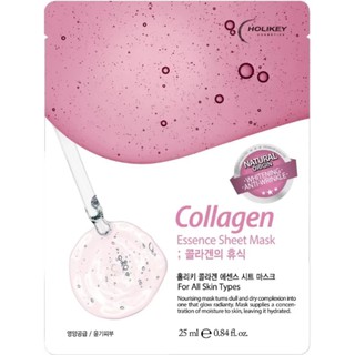 [Chính hãng]Hộp 10 Mặt nạ Collagen làm căng & trắng da HOLIKEY COLLAGEN ESSENCE SHEET MASK