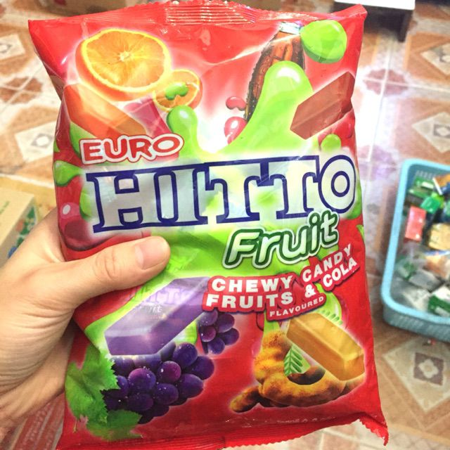 Kẹo HITTO vị trái cây Thái Lan gói 100 chiếc