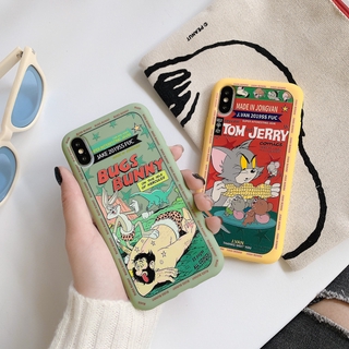 Ốp điện thoại hình tom và jerry đáng yêu cho iphone 7 8 plus11 11pro