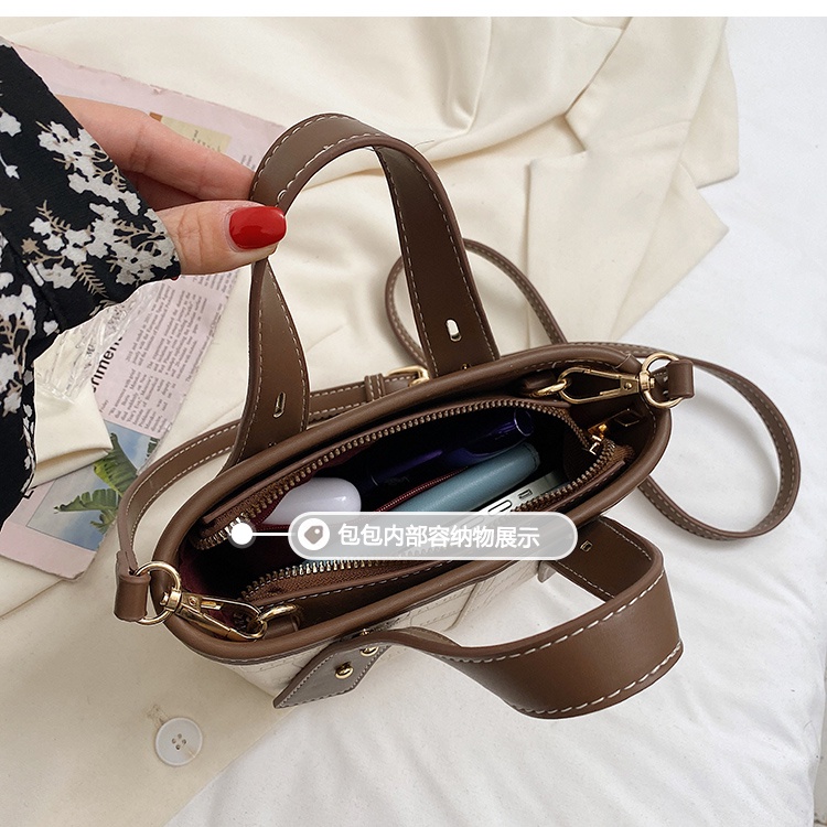 Túi Xách Nữ Cầm Tay Da Vân Sang Trọng Thời Trang