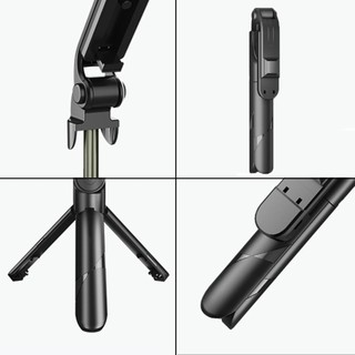 Gậy chụp ảnh XT-02, gậy tự sướng có bluetooth 3 chân đa năng,selfie , chụp hình, giá đỡ điện thoại, livestream