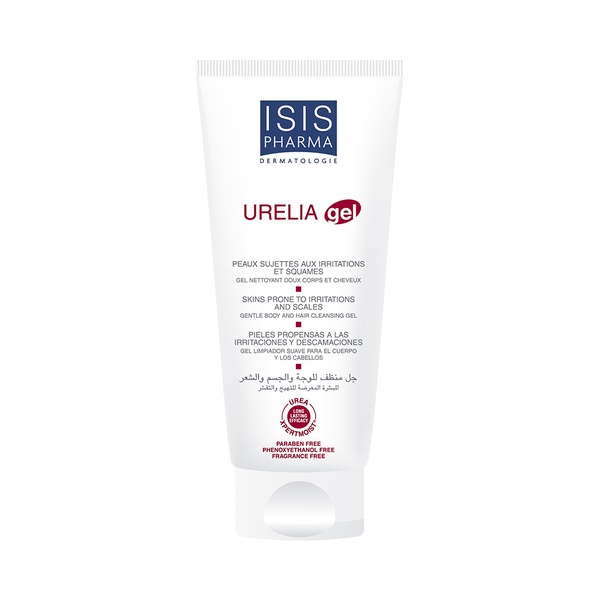URELIA GEL – Gel tắm trên da bị kích ứng, hỗ trợ giảm vảy nến, viêm da tiết bã, làm sạch và kháng khuẩn da (200ml)