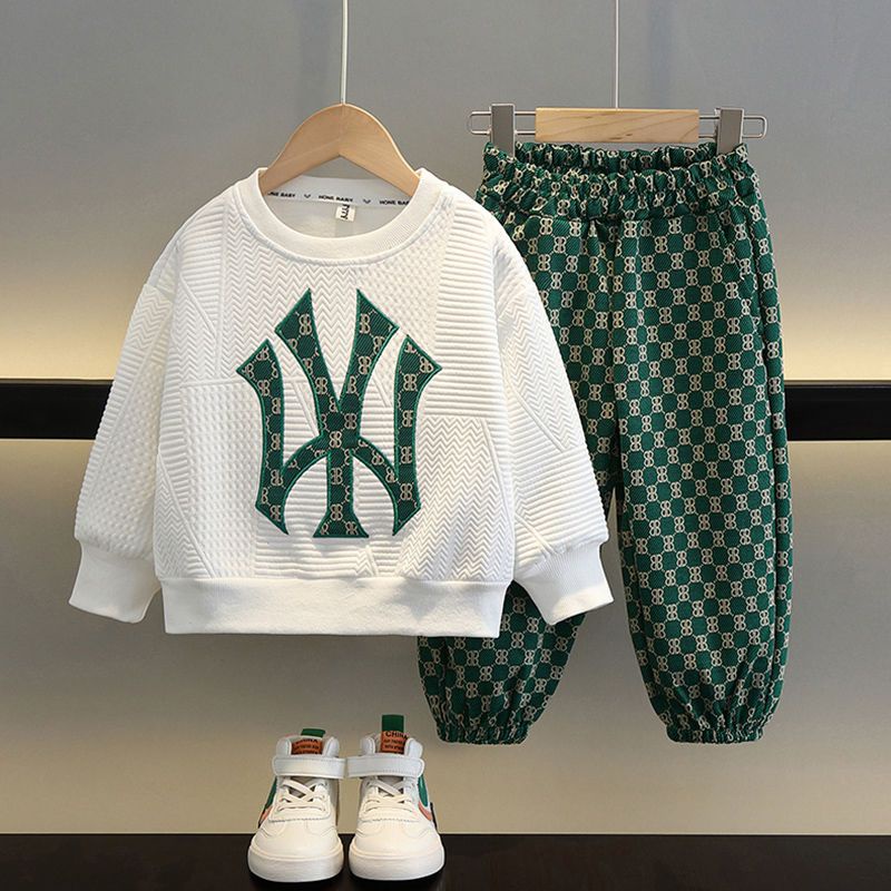 Bộ Quần Áo Mùa Thu Phong Cách Mới Cho Bé Trai