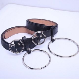 Thắt lưng da khoen tròn ulzzang