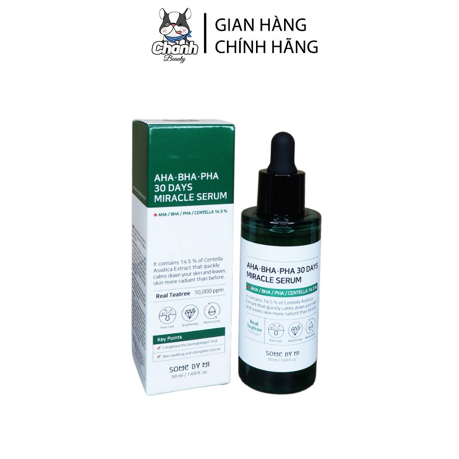 Tinh Chất Dành Cho Da Mụn Some By Mi AHA - BHA - PHA 30 Days Miracle Serum 50ml
