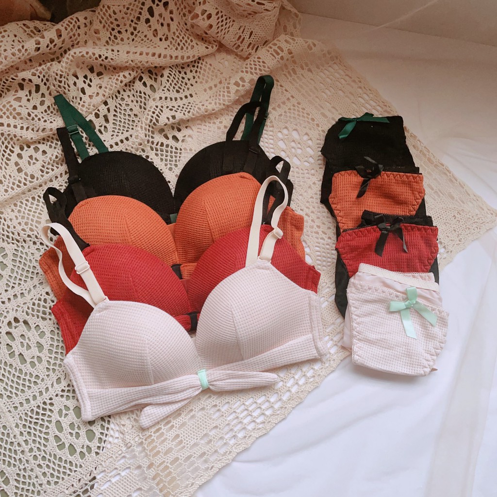 Bộ đồ lót nữ sexy cotton cao cấp Hoangmiisu quần áo ngực không gọng mút mỏng nâng ngực gợi cảm quyến rũ Banana | WebRaoVat - webraovat.net.vn