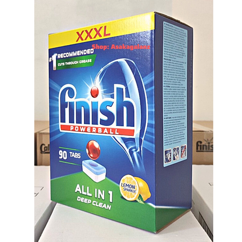 Viên rửa bát Finish All in 1 hộp 90 viên