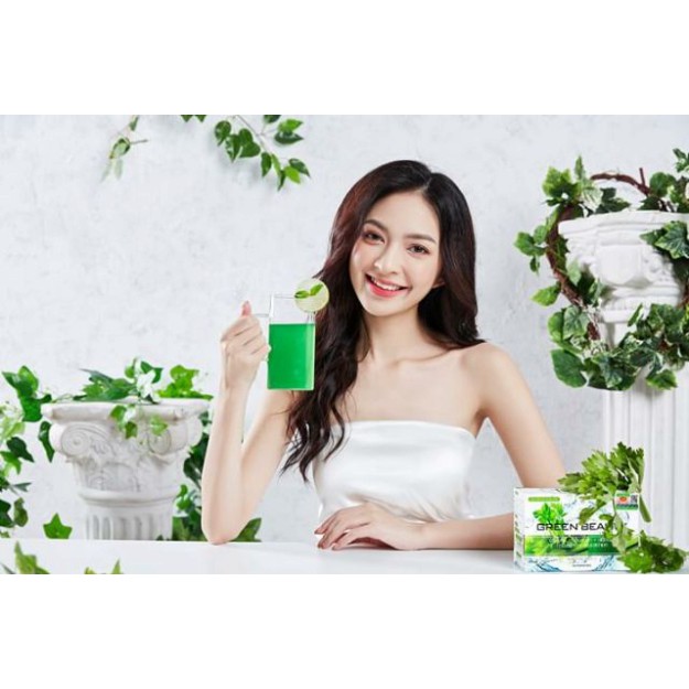 [Bán chạy] (Trợ giá , hàng chuẩn, date mới nhất ) Nước ép cần tây Green Beauty, hộp 32 gói, kèm thẻ bảo hành